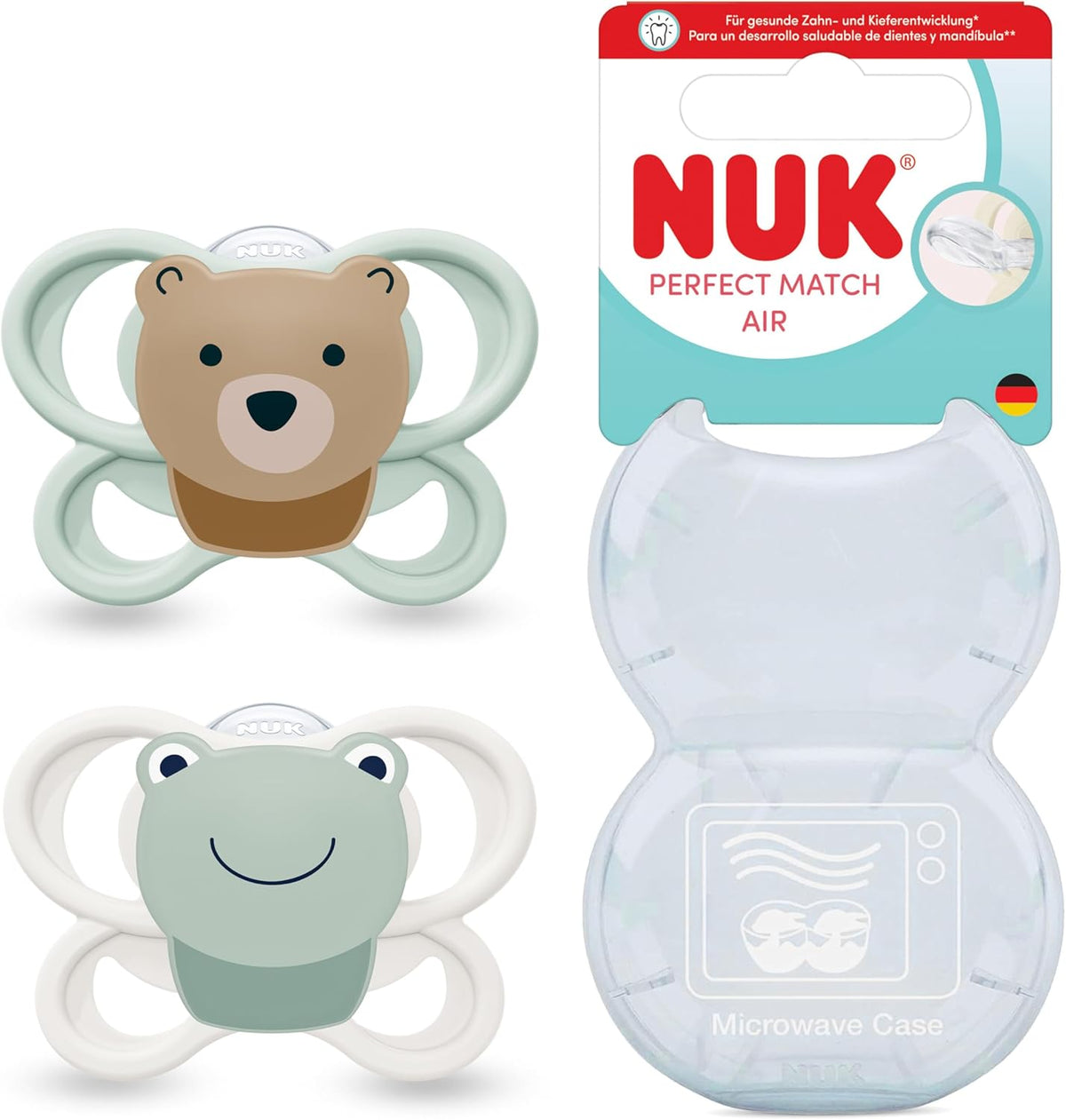 NUK Perfect Match Air dudlík 0–6 měsíců x2