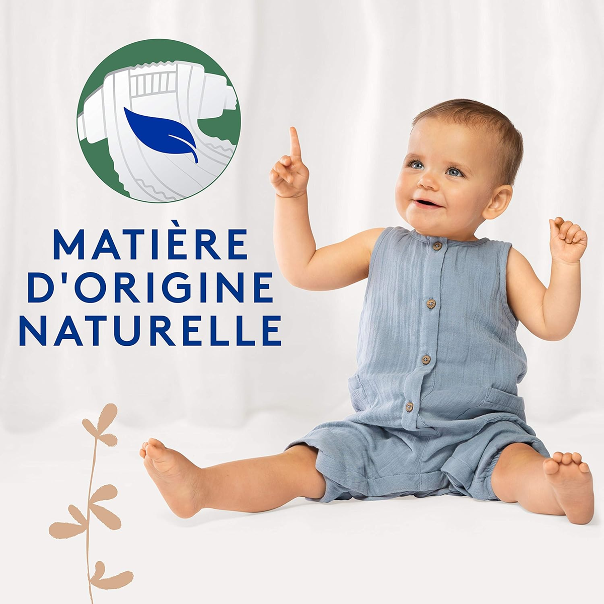LOTUS BABY ökológiai eldobható pelenka 1-es méret (2–5 kg), 20 db