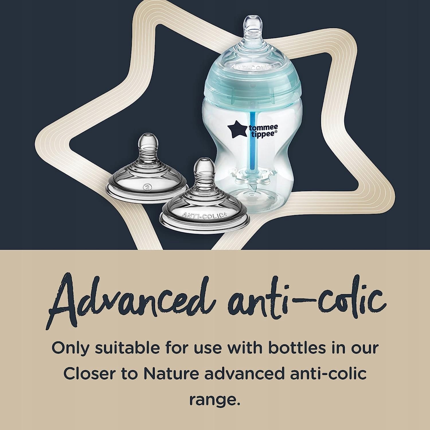 TOMMEE TIPPEE ADVANCED ANTI-COLIC silicone teats