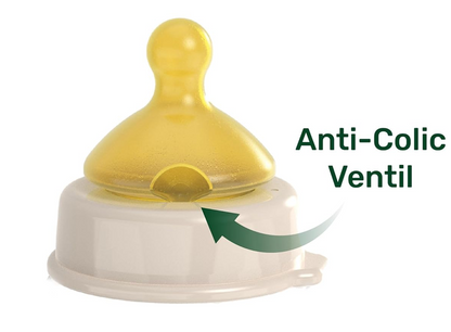 NIP Cherry Green cumisüveg latex cumifejjel, S méret, 150 ml