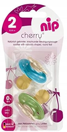 NIP CHERRY dudlík uklidňující x2 6m+