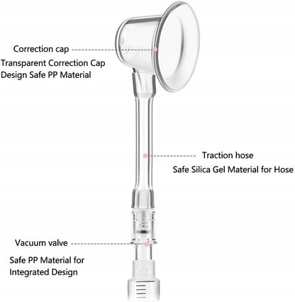 concave nipple kit PAINLESS AND SAFE: natural help for inverted or flat nipples instead of surgical treatment