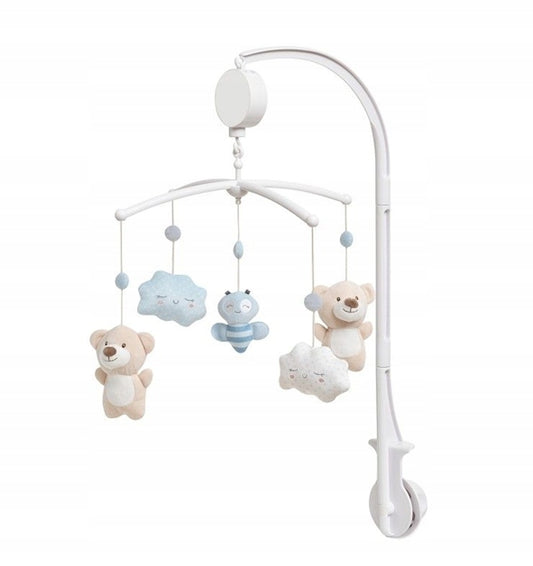 INTERBABY mobile musical pour lit bébé OURS et NUAGES