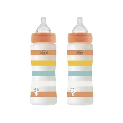 CHICCO Perfect Easy lahve 330 ml rychlý průtok 2 ks.