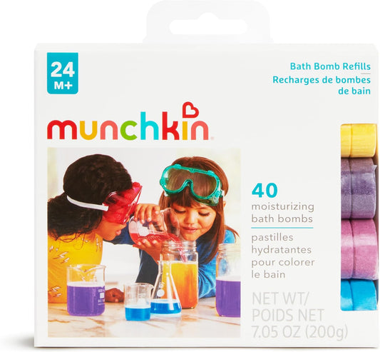 MUNCHKIN Colour Buddies bath balls colour + moisture x40