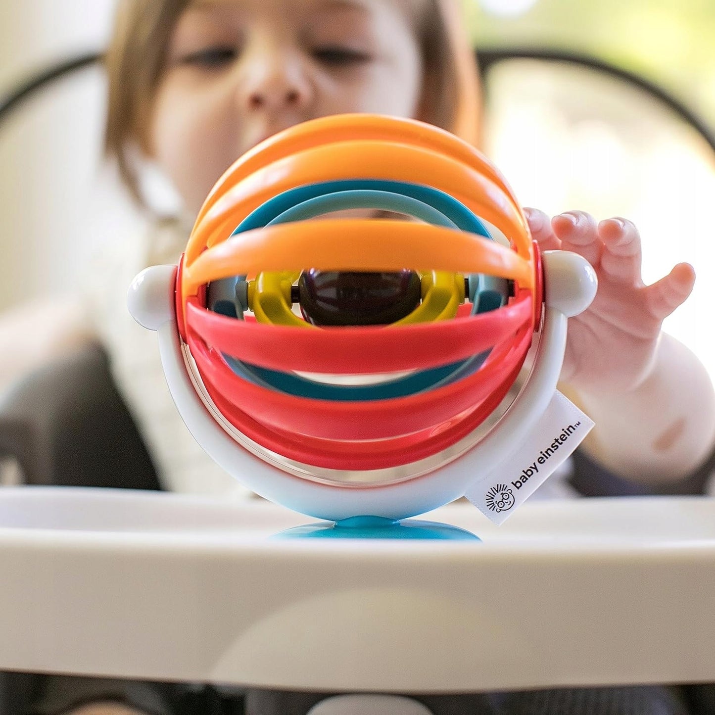 BABY EINSTEIN Sticky Spinner παιχνίδι με κουδουνίστρα και βεντούζα 3+ μηνών – φωτογραφία προϊόντος 2