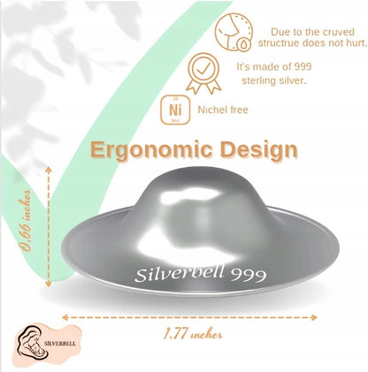 SILVERBELL stříbrné chrániče bradavek