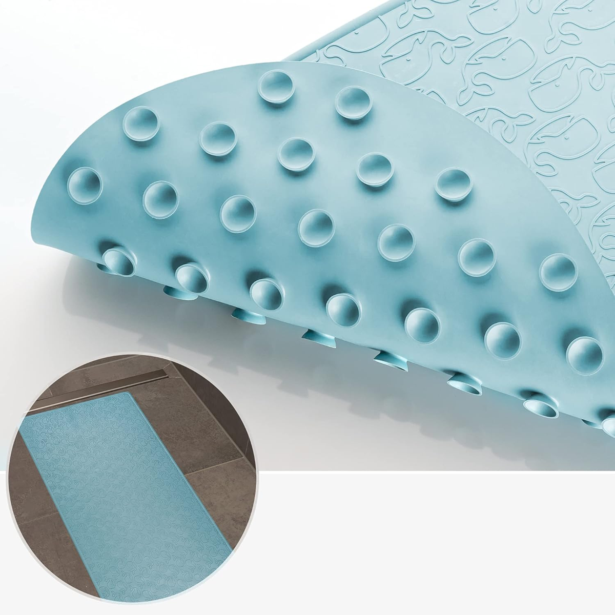 REER MyHappyBath XXL non-slip mat for the bathtub and shower, 36 x 97 cm