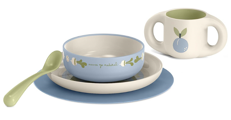 SUAVINEX Go Natural tableware set