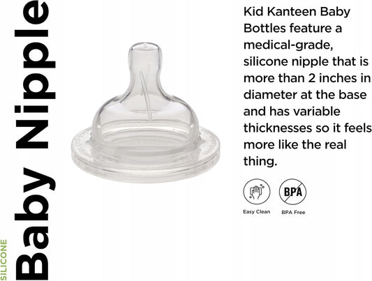 KID KANTEEN silicone teats for bottles