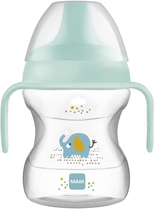 MAM Learn To Drink Cup Trinklernbecher mit Mundstück 190 ml 6 m+