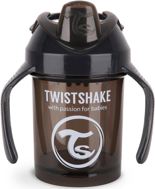TWISTSHAKE Mini Cup netekoucí hrnek s náustkem a mixérem 230 ml 4 m+