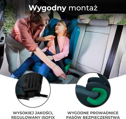 KINDERKRAFT JUNIORFIX2 i-Size autosedačka 9-36kg skupina 1/2/3