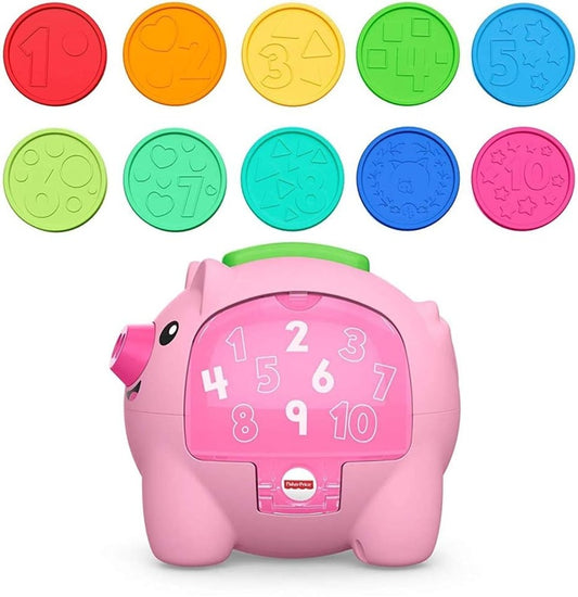 FISHER-PRICE interaktivní prasátko pokladnička pohyb a zvuky J. ANGLIČTINA