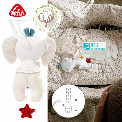 FEHN NATURE plyšový slon BioBavlna 24cm