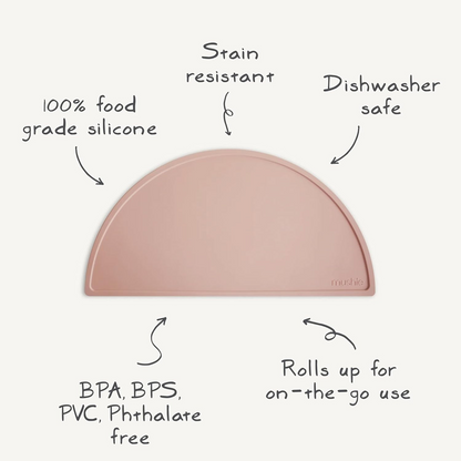MUSHIE silicone placemat, plate mat