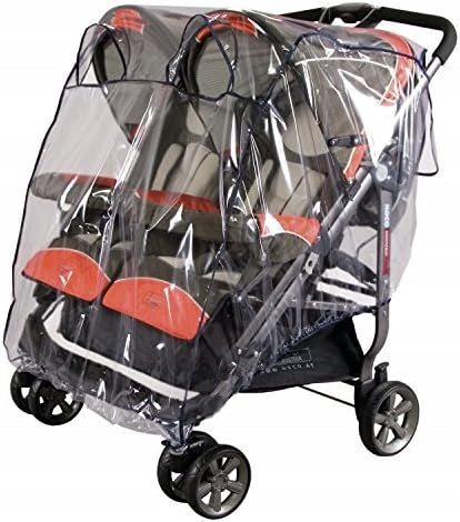 SUNNYBABY funda impermeable para lluvia para cochecitos gemelares