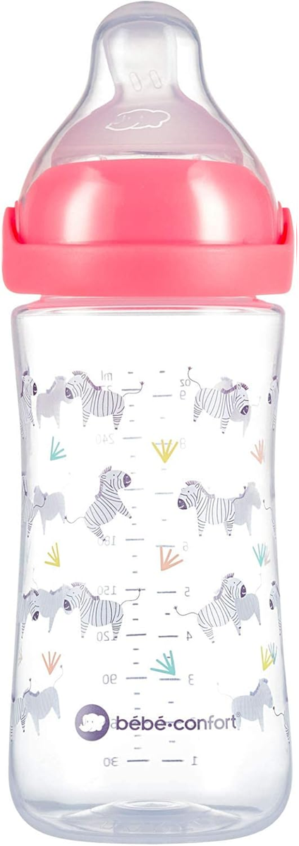 BEBE CONFORT Emotion Physio bottle with zebra motif