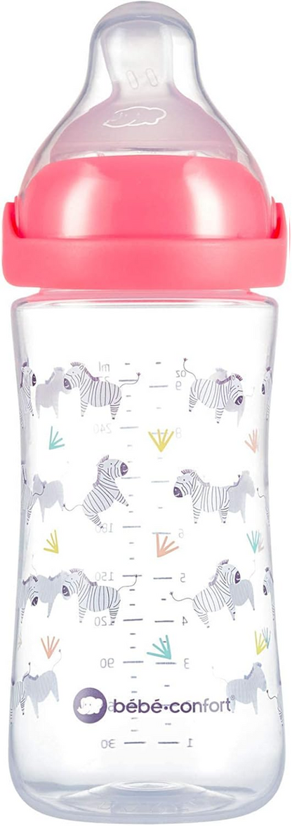BEBE CONFORT Emotion Physio bottle with zebra motif