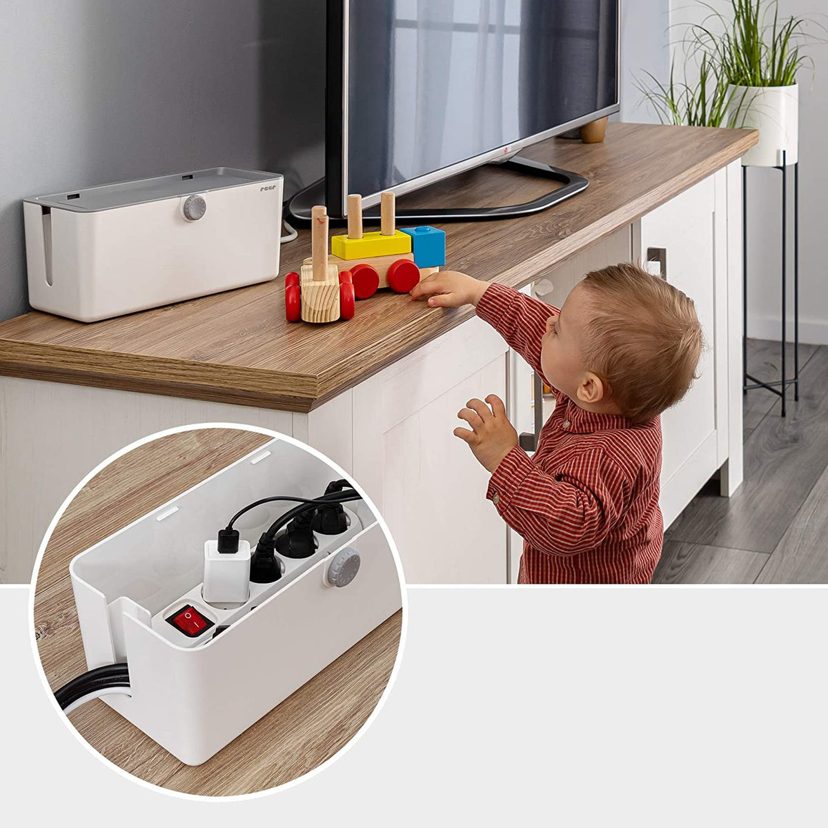 REER CableGuard zabezpečení lišt a kabelů