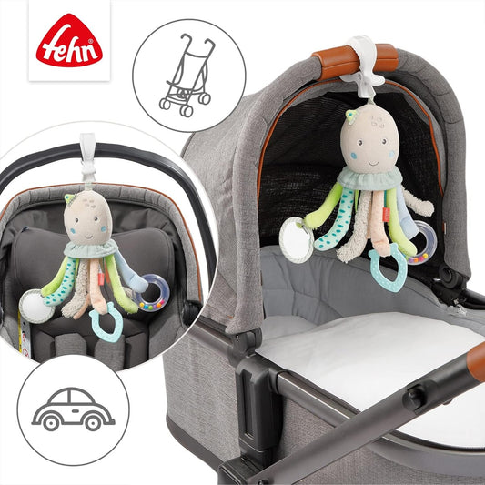 FEHN závěsná hračka na kočárek postýlku autosedačku CHOBOTNICE 32 cm