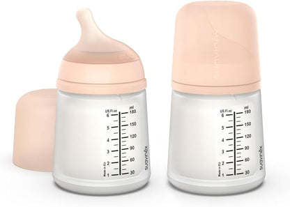 SUAVINEX zero zero Zero Zero anti-colic bottle 180 ml x2