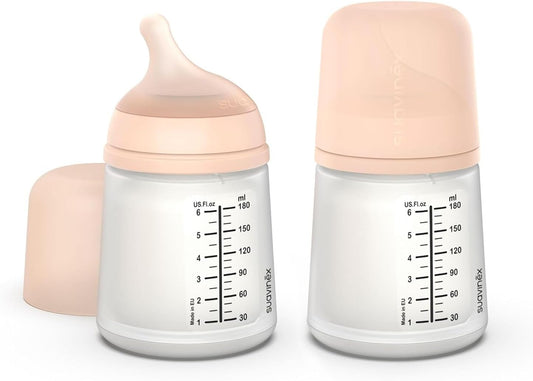 SUAVINEX zero zero Zero Zero anti-colic bottle 180 ml x2