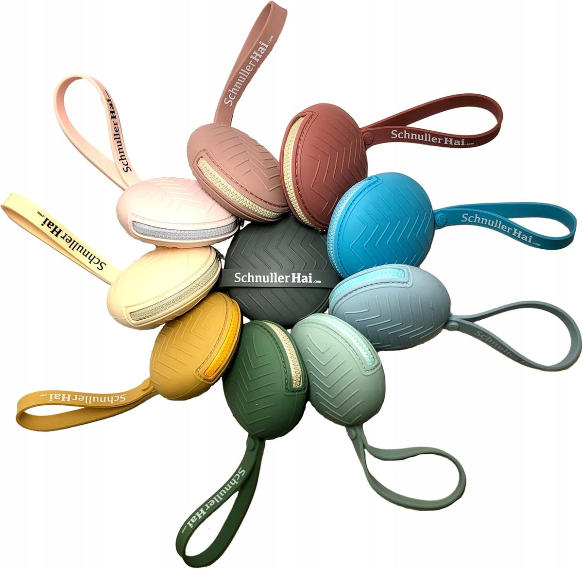 SCHNULLER HAIdummy casecolour whitediameter 8.5 cmmaterial siliconeBPA-freeNewly opened conditionVisually the