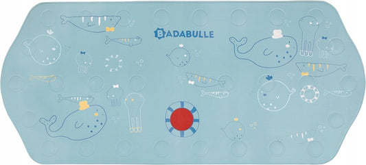 BADABULLE rutschfeste Badematte mit TEMPERATURsensor 91x40