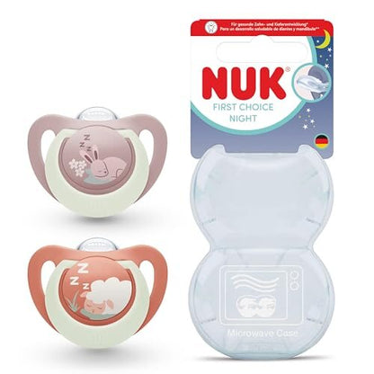NUK First Choice Night nyugtatócumik 6–18 hónapos korig