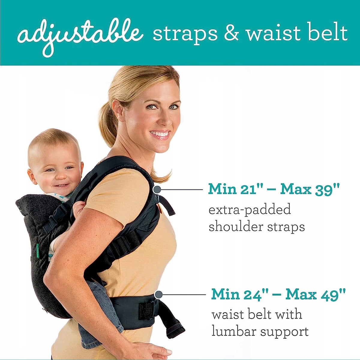 INFANTINO FLIP 4v1 ergonomické nosítko 3,5 - 14,5 kg