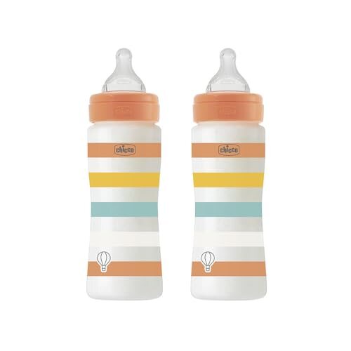 CHICCO Perfect Easy lahve 330 ml rychlý průtok 2 ks.