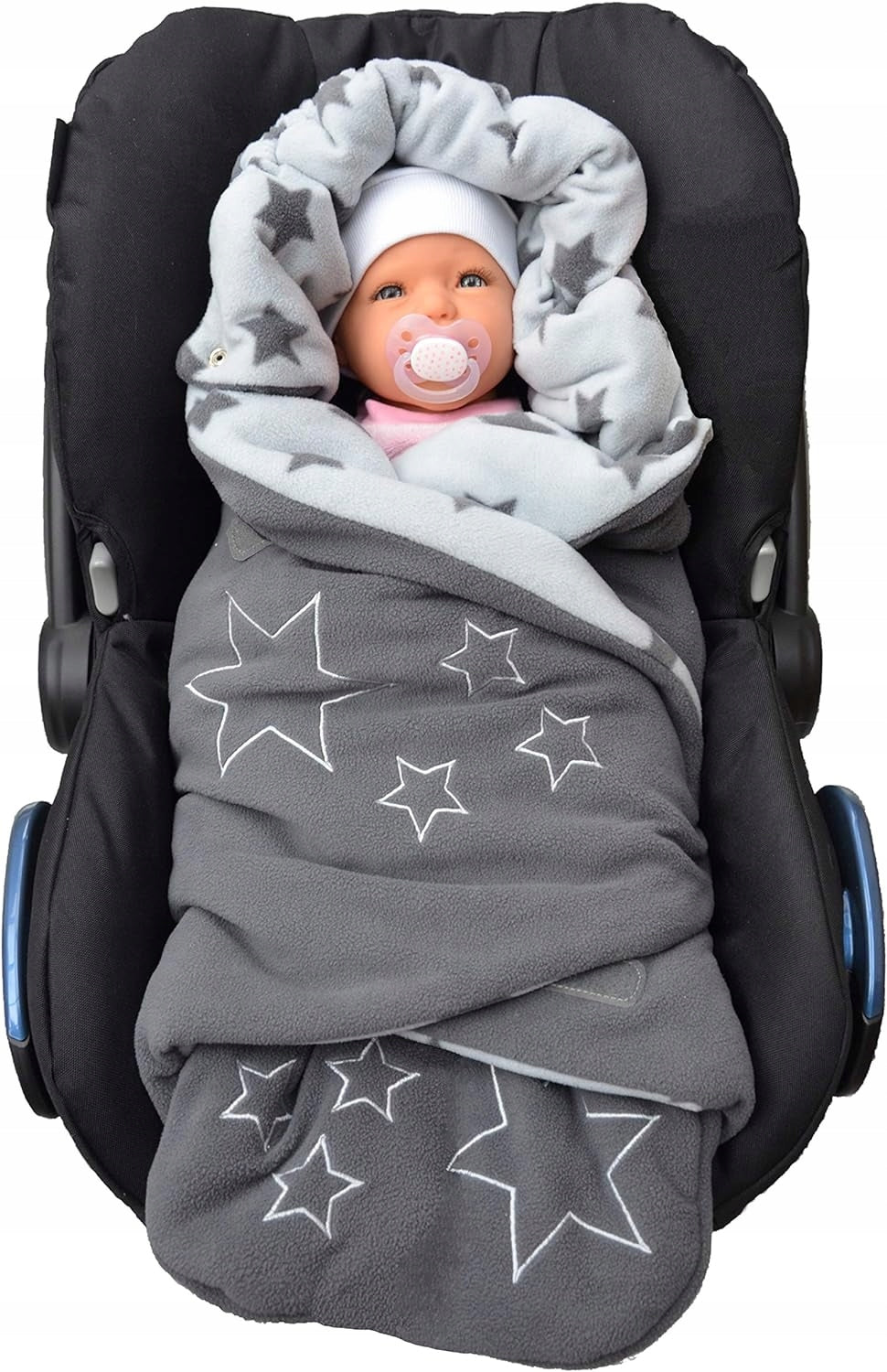 LILLY&BEN fleece blanket for car seat