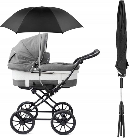 RIOGOO ochranný slunečník na kočárek průměr 73 cm UV 50+ voděodolný