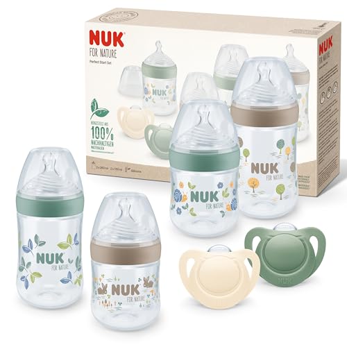 NUK for Nature Perfect Start sada lahví a dudlíků 0–6 měsíců – obrázek 1