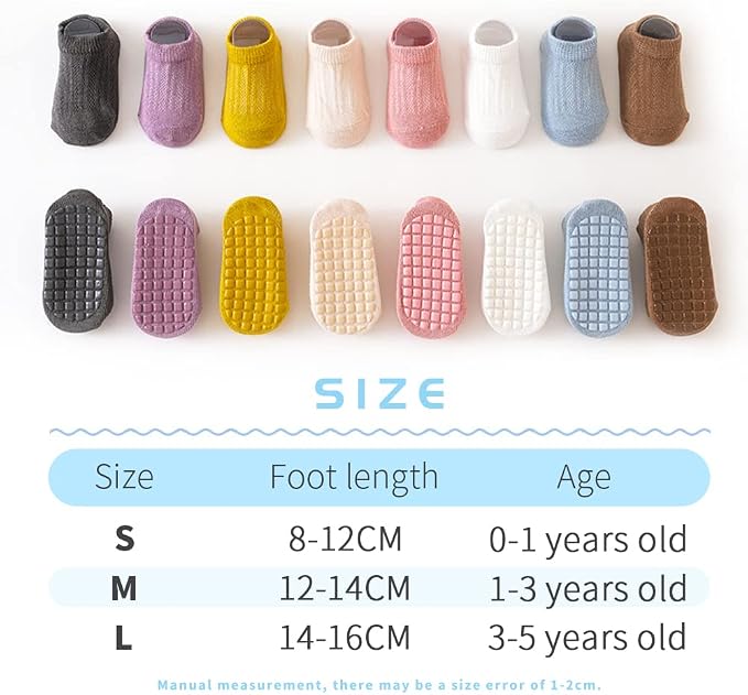 WDMIYA non-slip socks x8