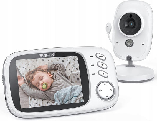 BOIFUN VB603 digitale babyfoon met 3,2-inch lcd-scherm