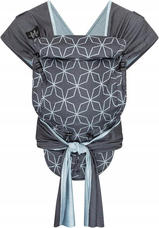 HOPPEDIZ portabebés ergonómico tipo fular con hebilla Buckle