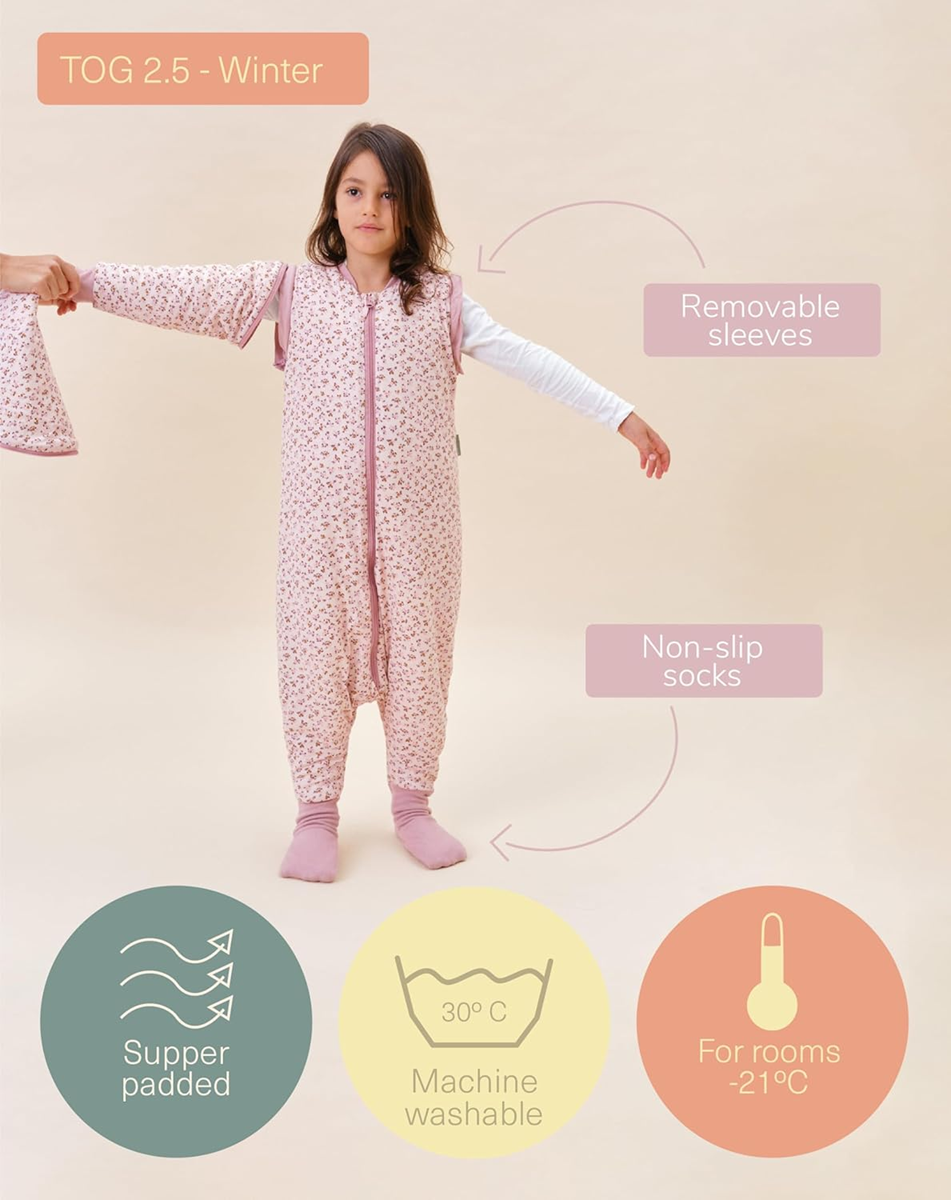 MOLIS&CO zimní spací pytel 2,5 TOG 3 roky odepínatelné rukávy