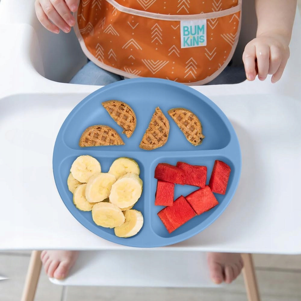 VICLOONthree-piece plate with suction cup x2, spoon and fork x2age 6 m +Material silicone, polypropylenefree