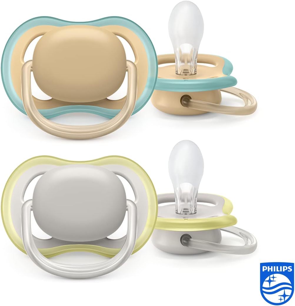 Philips Avent Ultra Air silicone pacifiers x2 0-6m