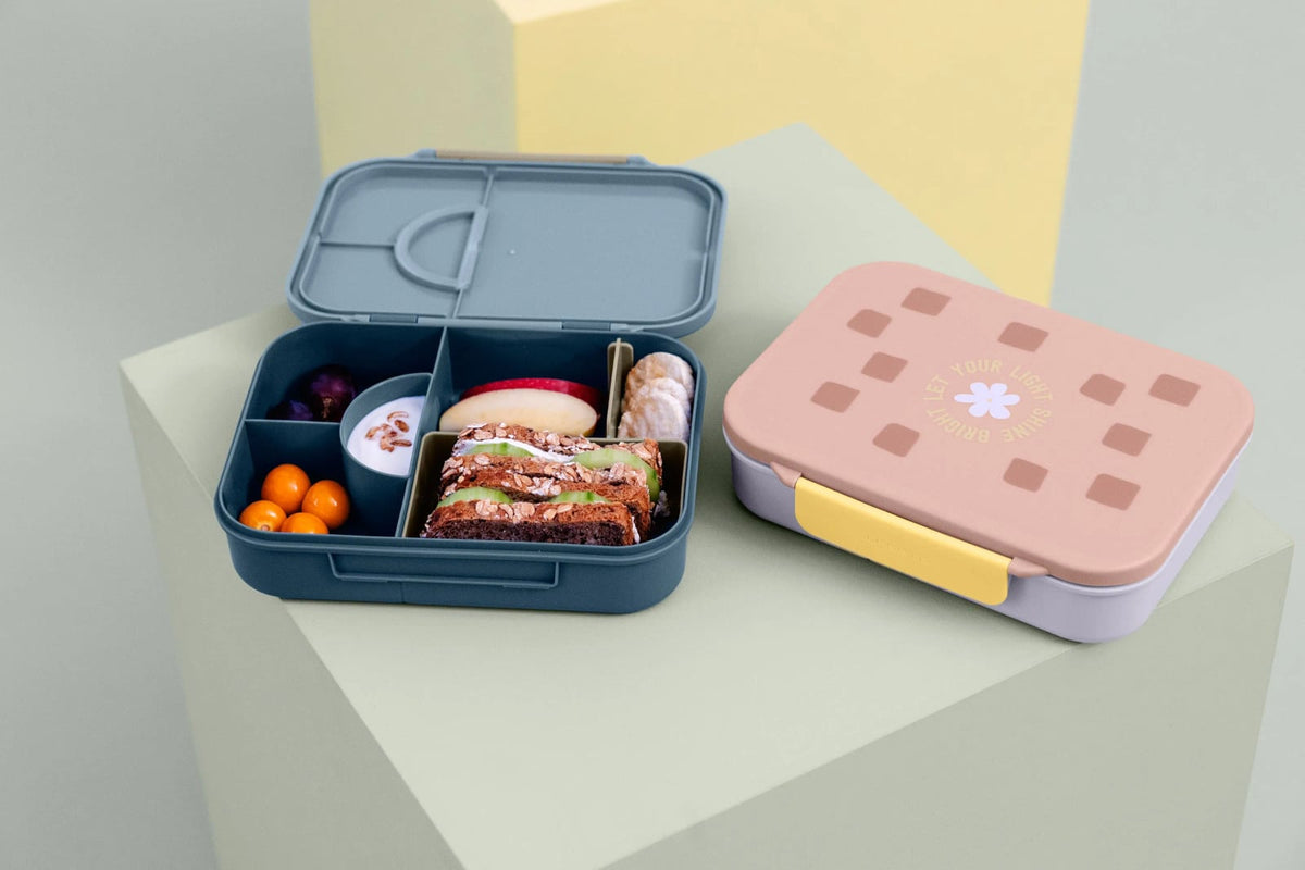 Lässig Pattern Party svačinový box Bento Blue Green