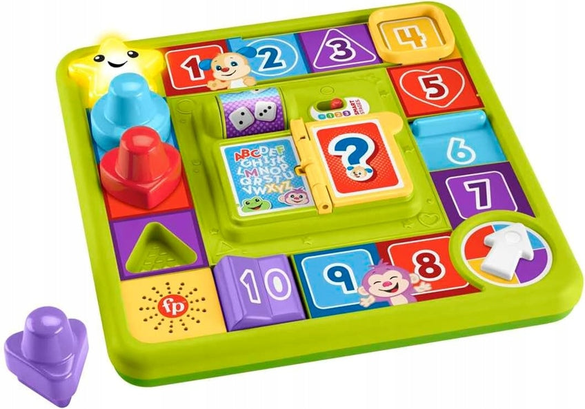 FISHER-PRICE HRB74 interaktivní herní deska 40 zvuků NĚMECKÝ JAZYK