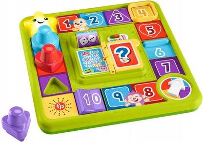 FISHER-PRICE HRB74 interaktivní herní deska 40 zvuků NĚMECKÝ JAZYK