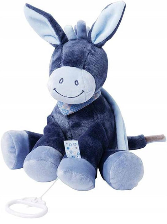 NATTOU zenélő plüss alvójáték La-Le-Lu SZAMÁR ALEX, 18 cm