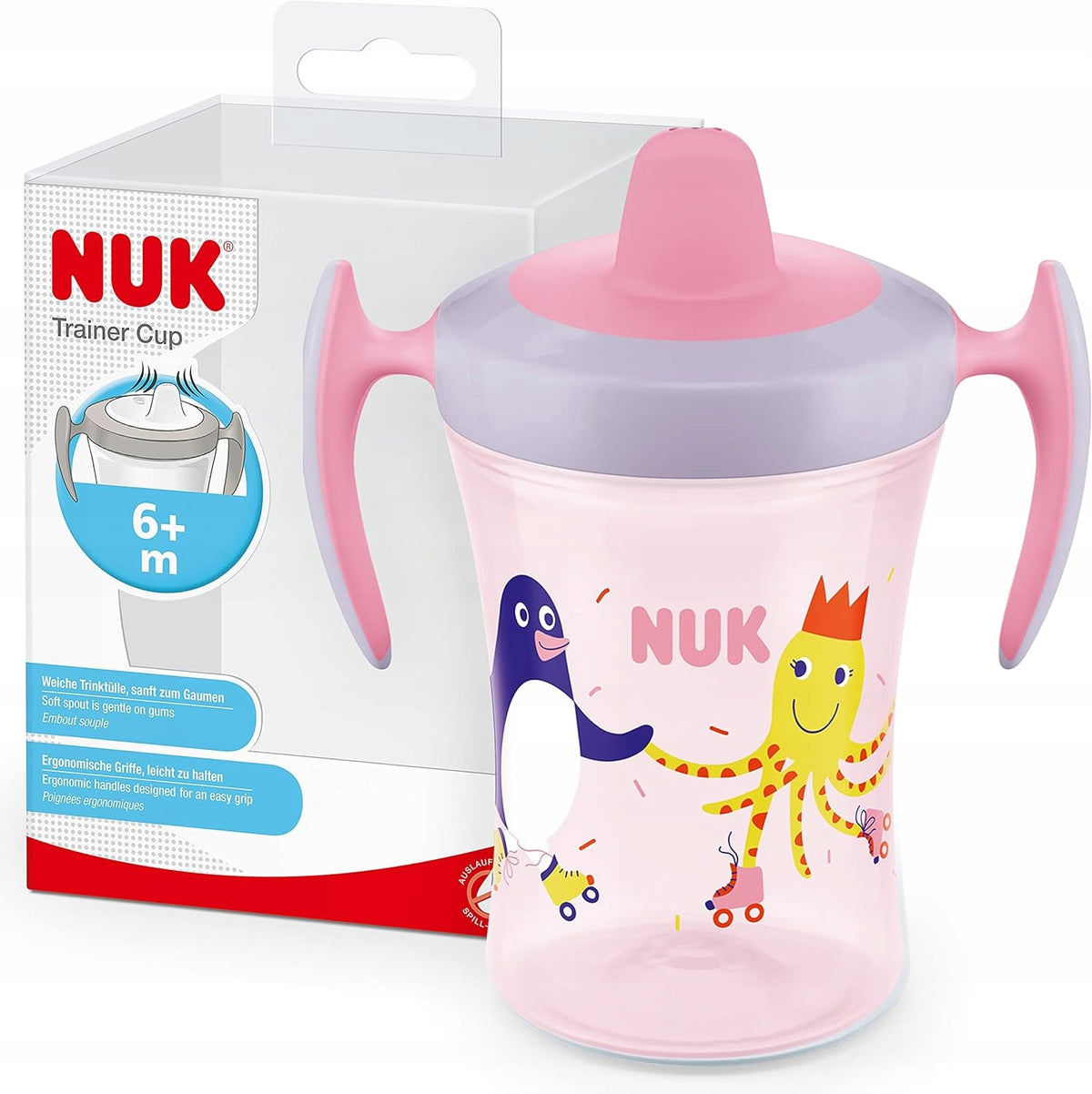 NUK Trainer Cup NO-SPILL CUP octopus 6 m+ 230 ml
