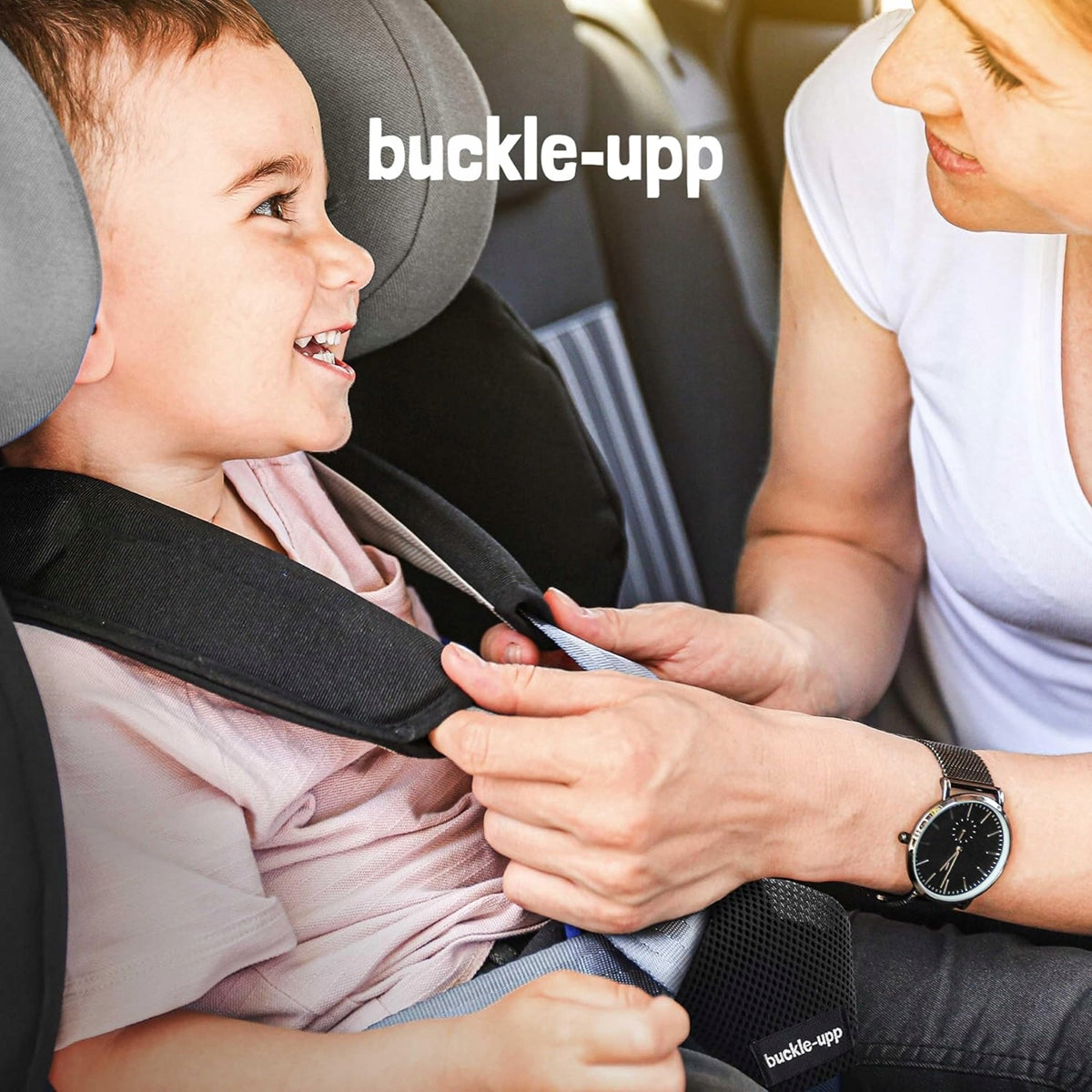 BUCKLE-UPP protection against unfastening seat belts