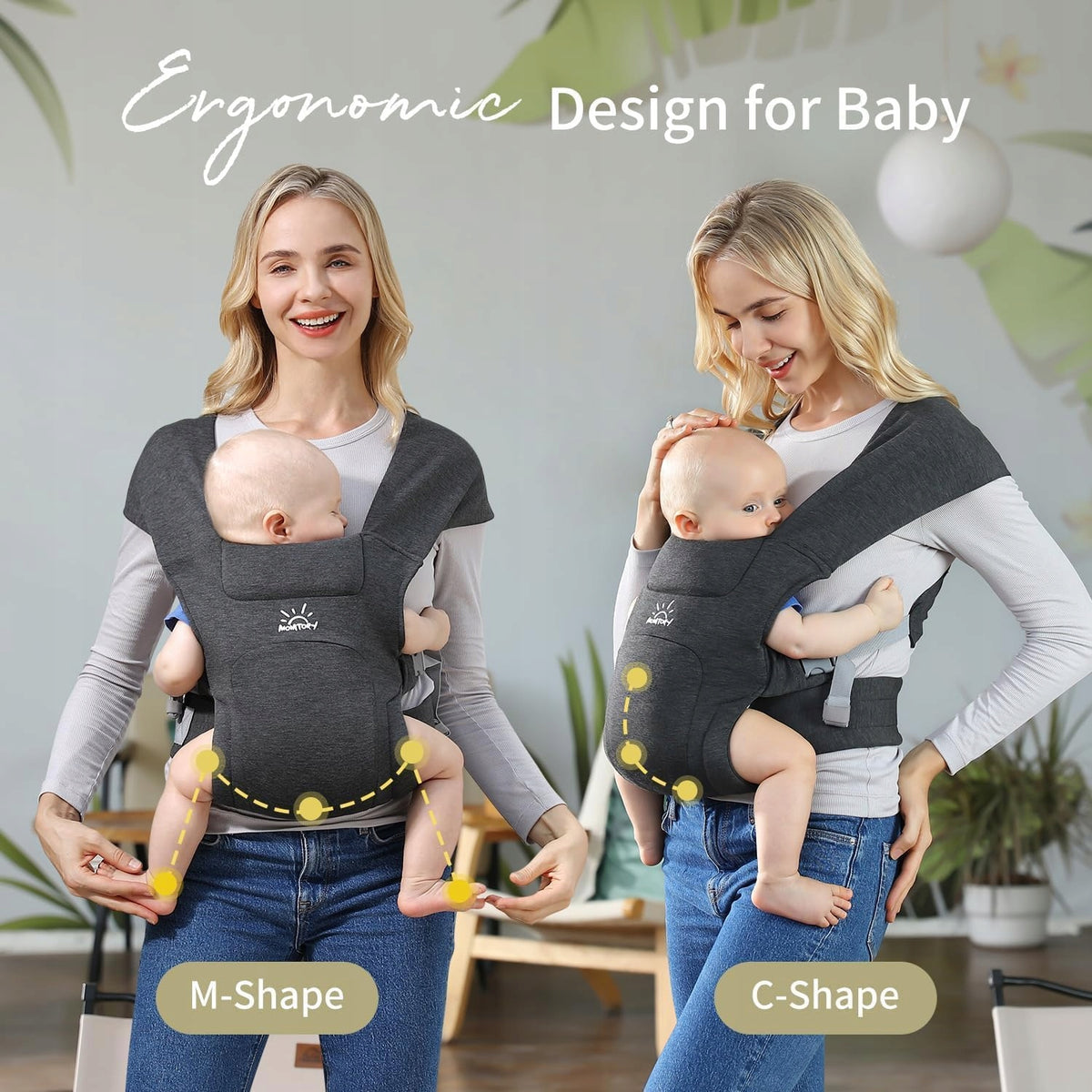 MOMTORY ergonomické nosítko 3 - 12 kg