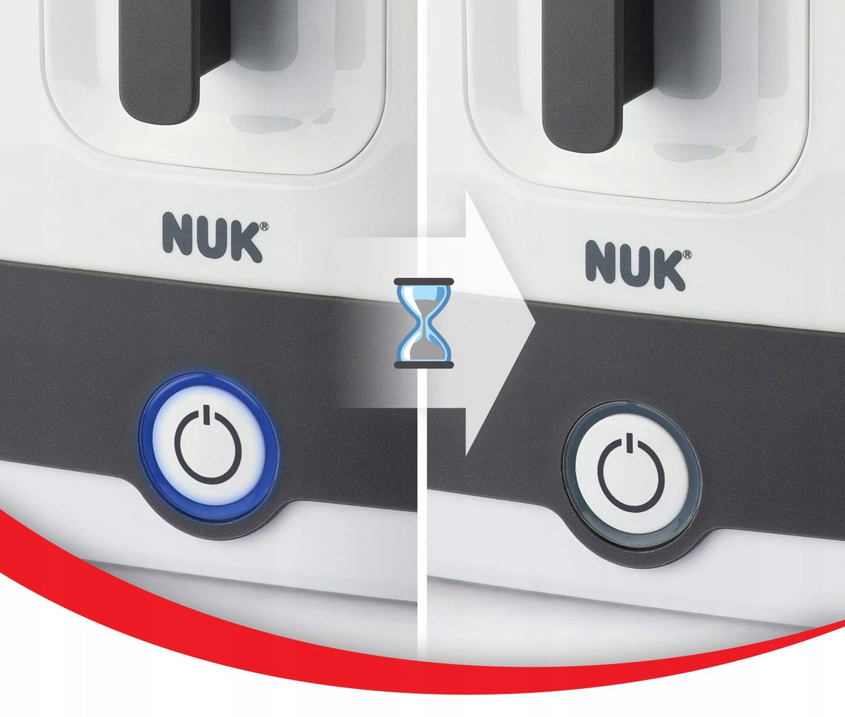 NUK Vario Express parní sterilizátor 6 minut 2