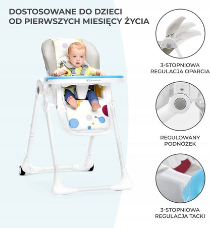 KINDERKRAFT YUMMY jídelní židlička s pultíkem